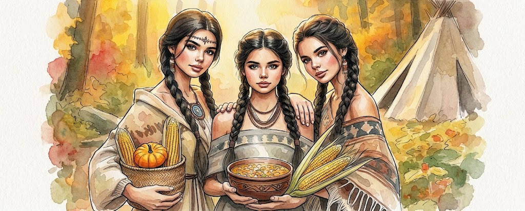 Drei Indianer-Schwestern