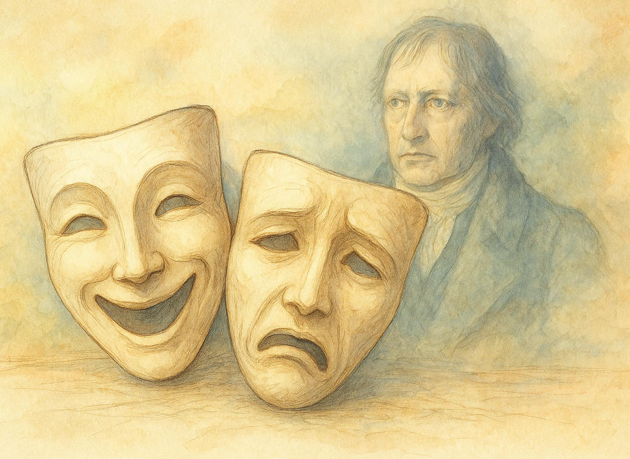 Symbolbild von Theatermasken