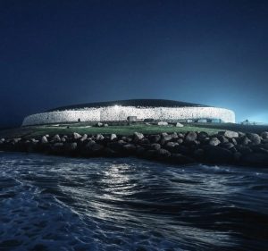 Tempel von Newgrange am Meer 