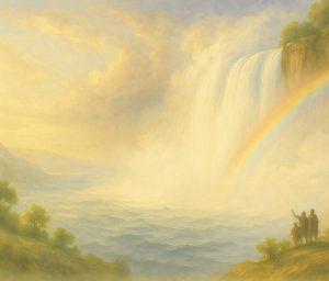 Gigantischer Wasserfall