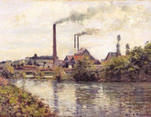 Camille Pissarro die Fabrik in Pontoise
