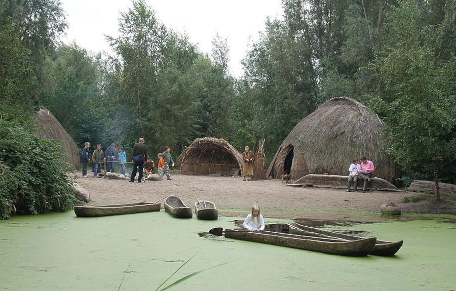 Hütten im Mesolithikum