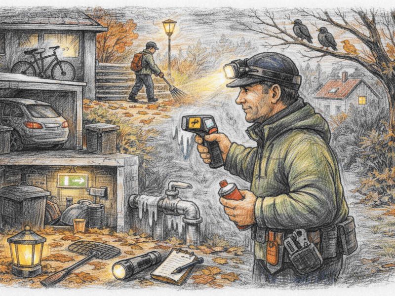 Verschiedene Hausmeitster-Arbeiten im November