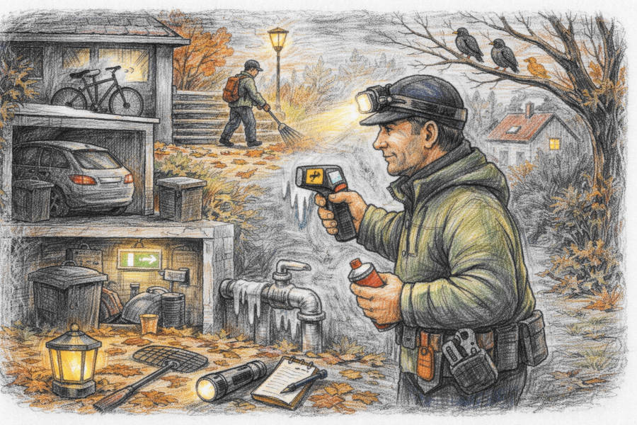 Verschiedene Hausmeitster-Arbeiten im November