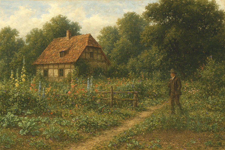 Landjäger Garten im 18. Jahrhundert