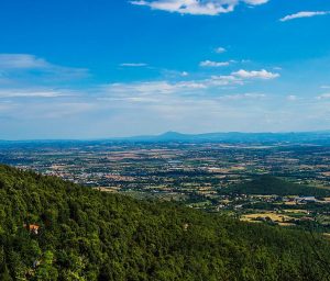 Italien Valdichiana Tal-Ebene
