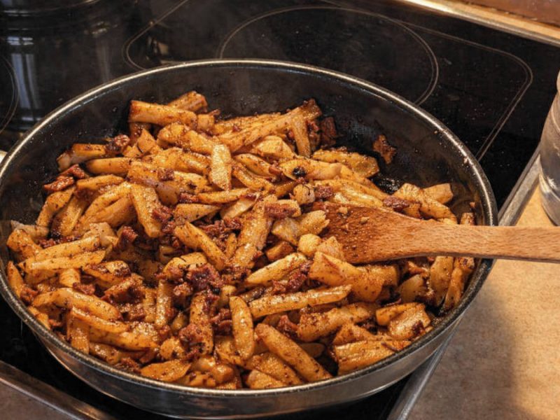 Schwarzwurzel Pfannengericht