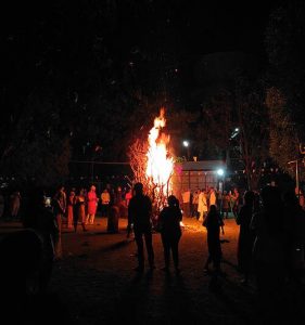 Holika Dahan Feuer