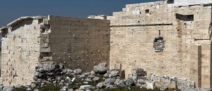 Akropolis-Mauer in Athen