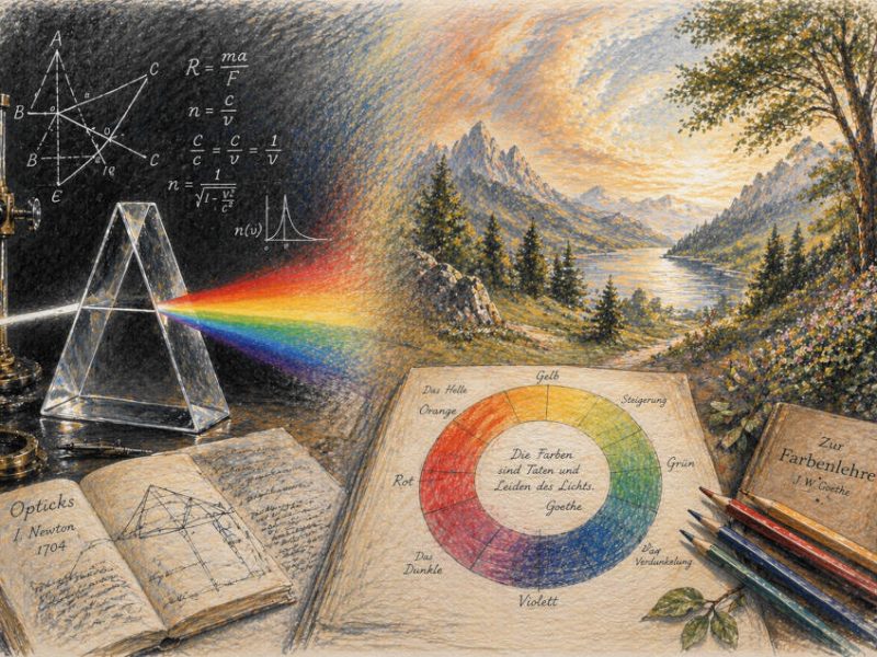 Goethes Farblehre Symblbild