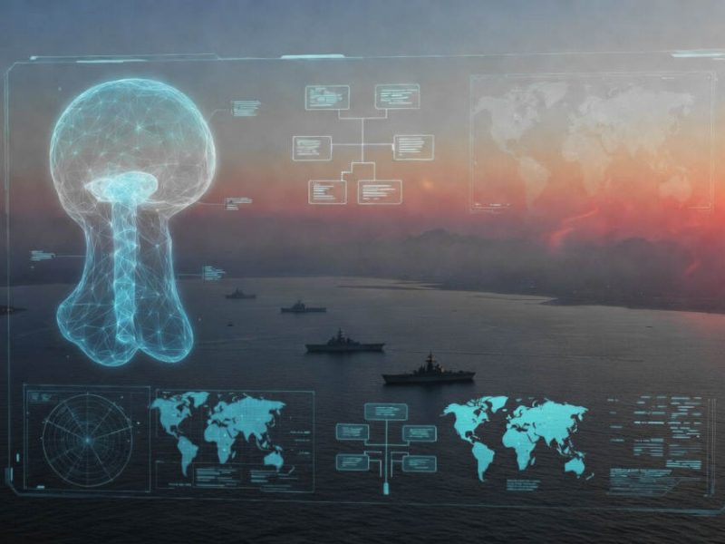 KI-Overlay mit dem persischen Golf