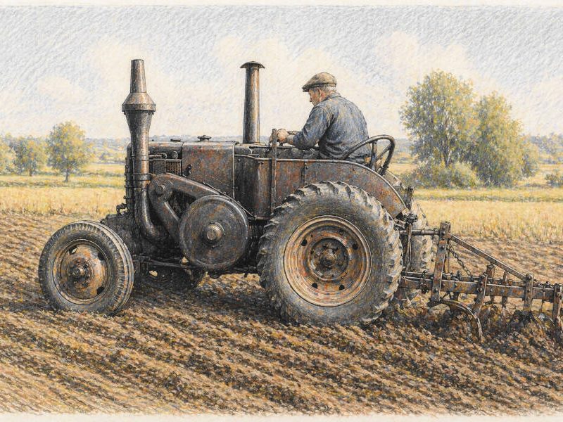 Lanz-Bulldog auf dem Feld