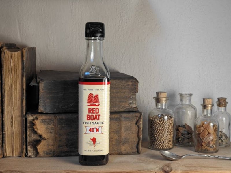 eine Flasche Red Boat Fischsauce