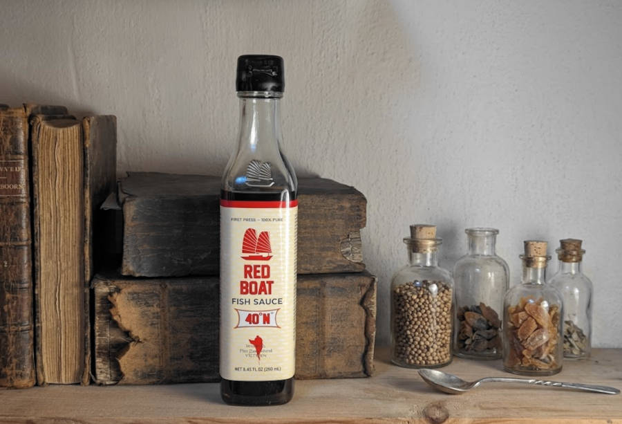 eine Flasche Red Boat Fischsauce