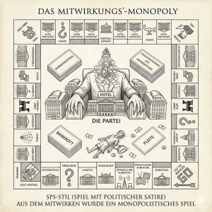 Verfassungswandel Satire-Bild Monopoly