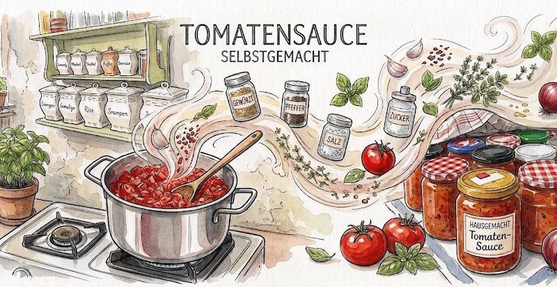 Tomatensauce-Herstellung Symbolbild