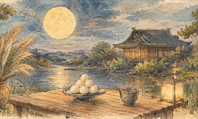 Vollmond am See